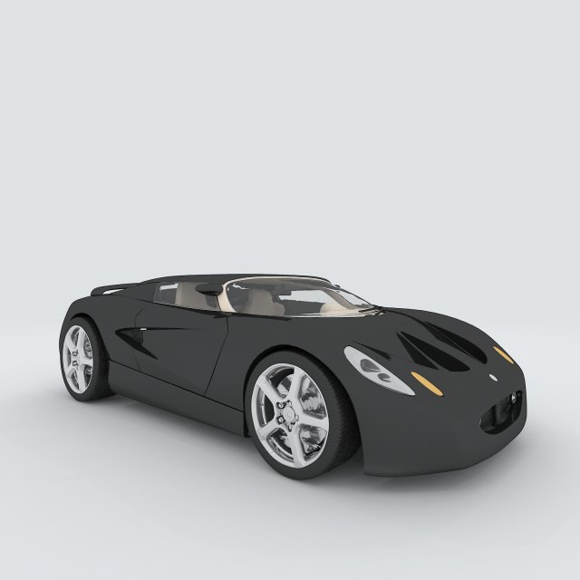 Vehicle – supercar car 23 3D Model