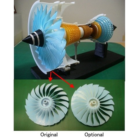 Jet Engine; 3-Spool, Optional-Fan 3D Print Model