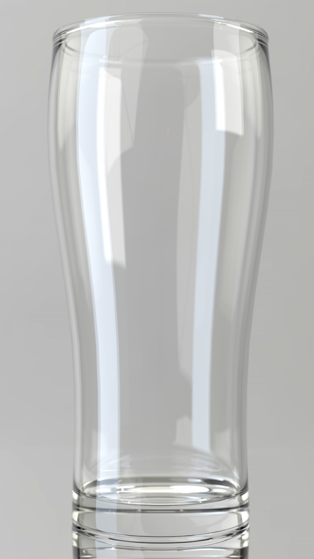Irish Beer Glass 3D Model