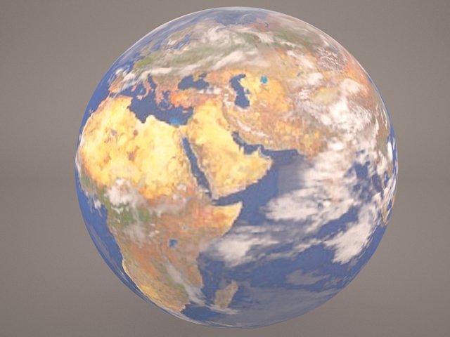 Earth Planet 3D Model