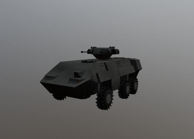 Light Armored Transport 3D Model