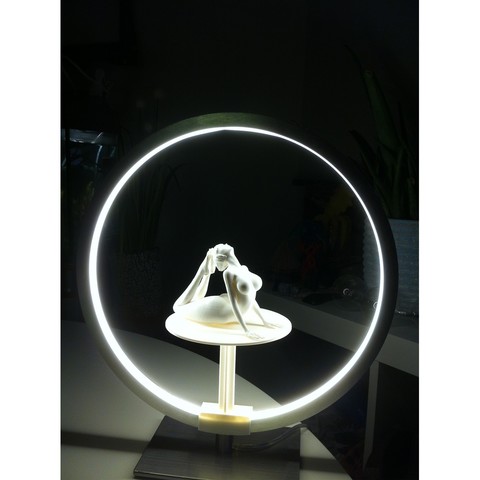 Stand for lamp “CIRCLE PURPOSE” 3D Print Model