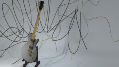 Les Paul guitar 3D Model