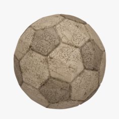 Football Soccer Ball Dirty 3D Model