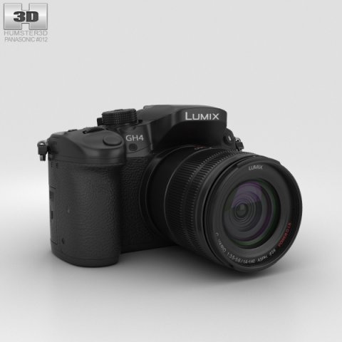 Panasonic Lumix DMC-GH4 3D Model