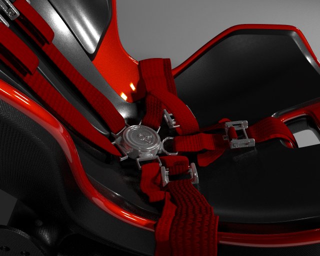 Race seat 3D Model