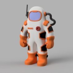 Mars Martian 3D Print Model