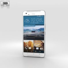 HTC One X9 White 3D Model