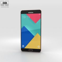 Samsung Galaxy A9 2016 Pink 3D Model