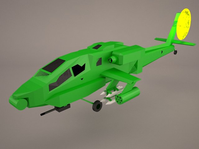 AH-64 Apache Free 3D Model