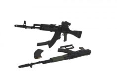AK 74 M 3D Model