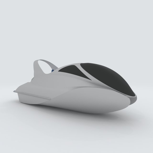 Vehicle Yacht D1413 3D Model