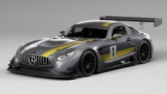 Mercedes AMG GT3 3D Model