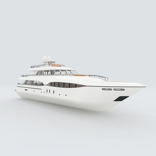 Vehicle Yacht 15505 3D Model