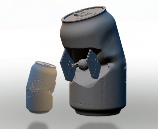 Star Wars – Cola Can 3D Model