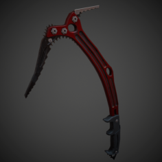 Realistic Ice Axe PBR Low Poly 3D Model