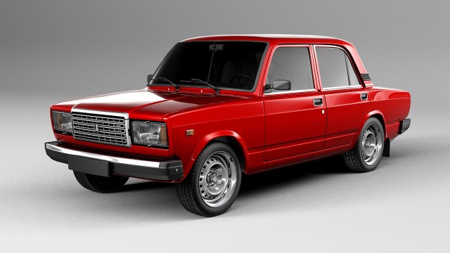 Lada Vaz 2107 Free Free 3D Model