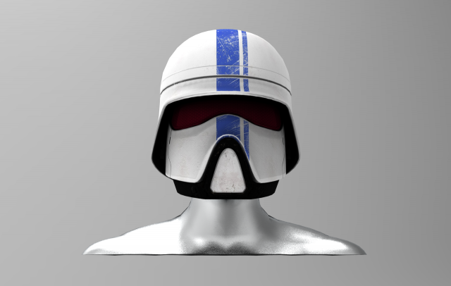 Enforcer Helmet 3D Model