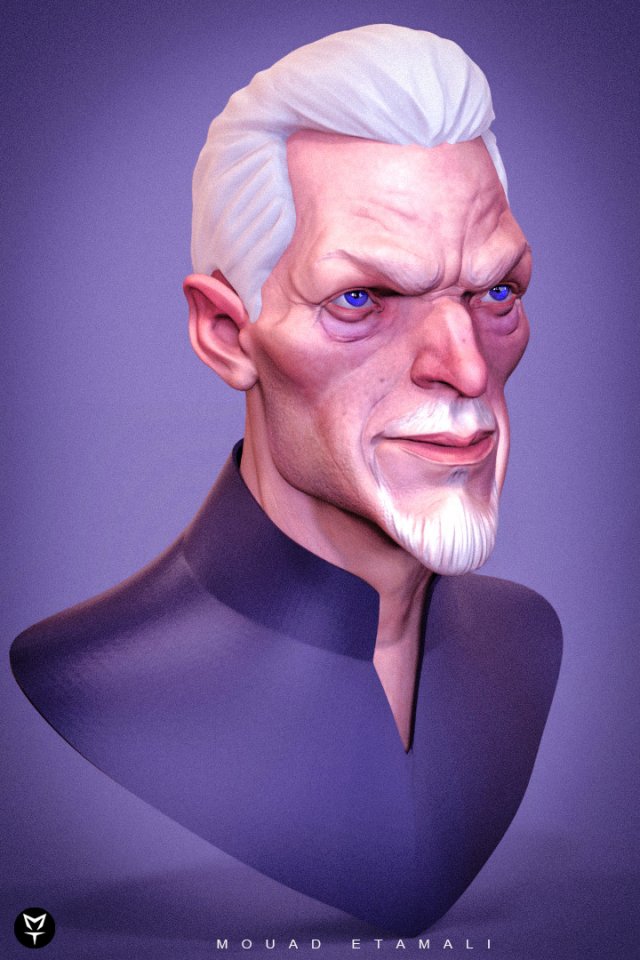 Old man 3D Model