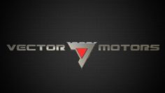 Vector motors logo 3D Model