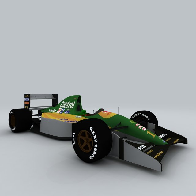 Vehicle – F1 Racing 3D Model