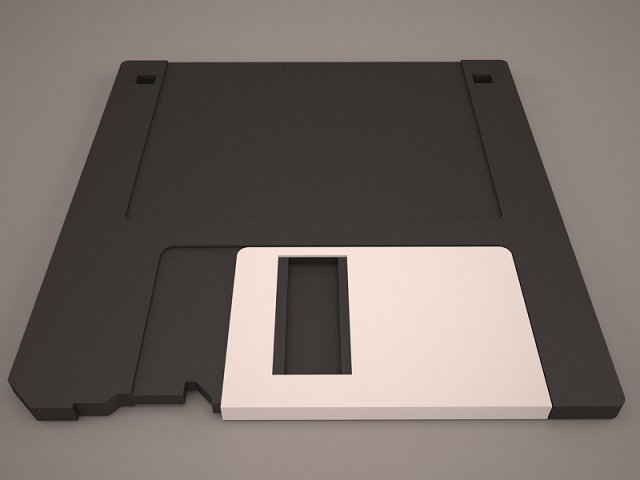 Floppy Disk 3D Model