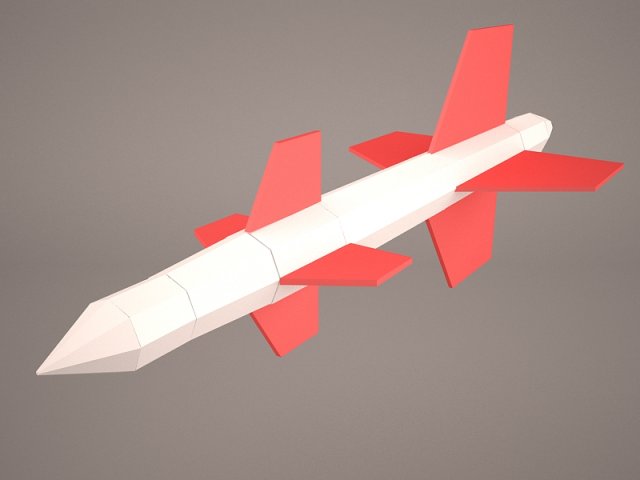 AIM-120 AMRAAM 3D Model