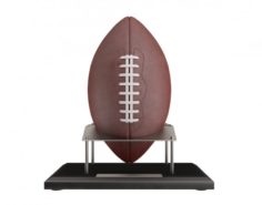 Football ball on stand 3D Model