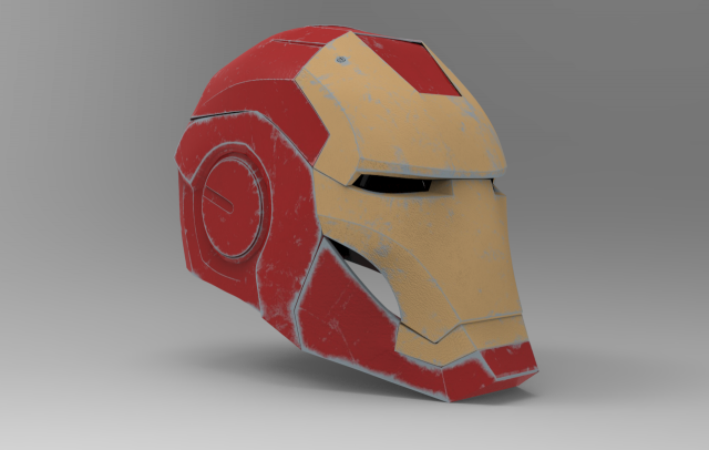 IRONMAN helmet 3D Model
