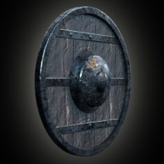 Torn Shield						 Free 3D Model