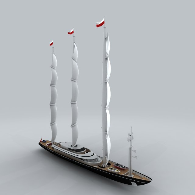 Vehicle – Sailing 08 3D Model
