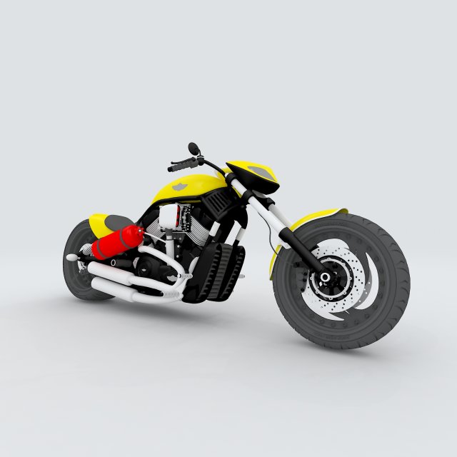 Vehicle Motorcycles 14158 3D Model