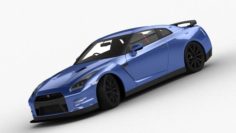 Nissan GTR 2012 3D Model