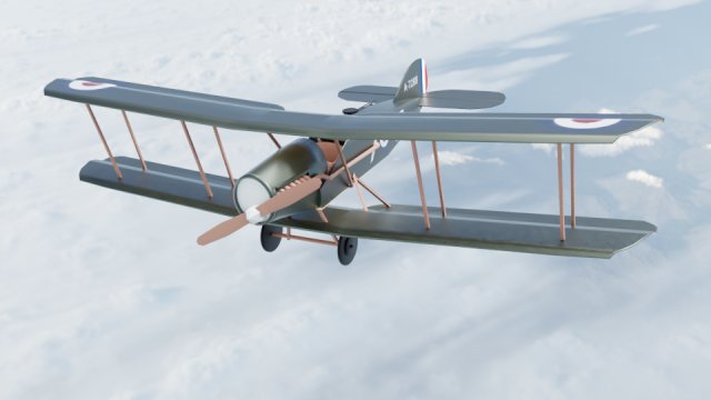 Bristol F2 3D Model