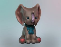Baby elephant for printing 3D Model