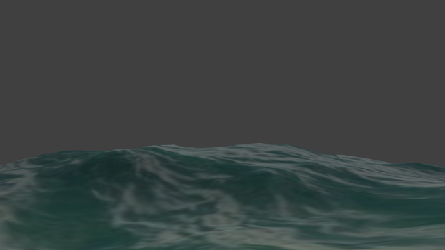 Realistic ocean 3D Model