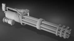 Minigun 3D Model