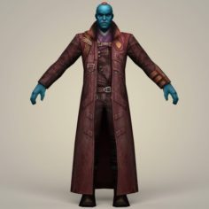 Yondu Fantasy Character 3D Model