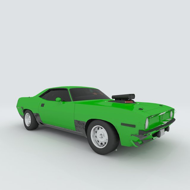 Vehicle – supercar car 53 3D Model