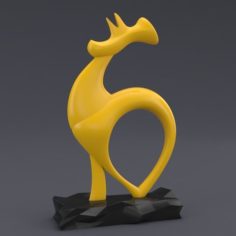 rooster 3D Print Model