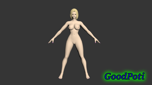 Sex Girl Lera 3D Model