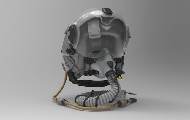 Jet Helmet 3D Model