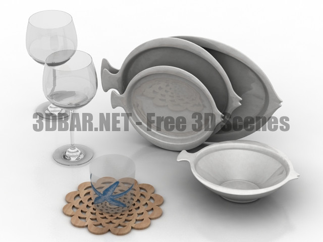 Dinnerware Zara Home 3D Collection