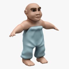 Child 001 LOWPOLY – TOPOLOGY Not Rigged 3D Model