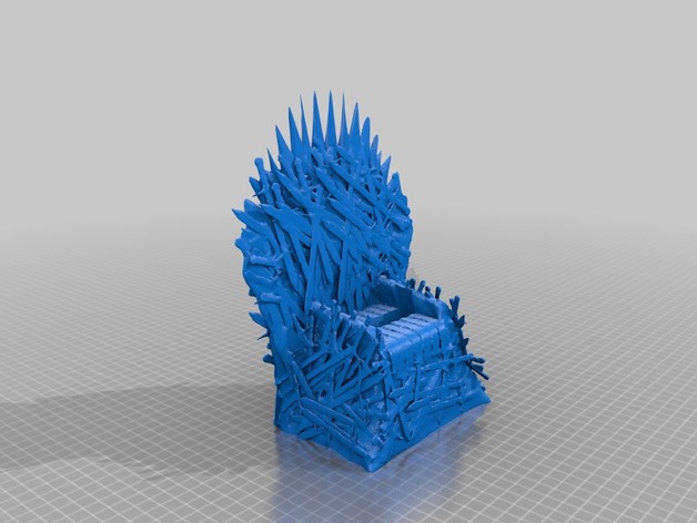Game of Thrones – Iron Throne – Cell Phone Holder 3D Print Model