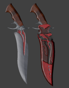 Noblemen Knife 3D Model