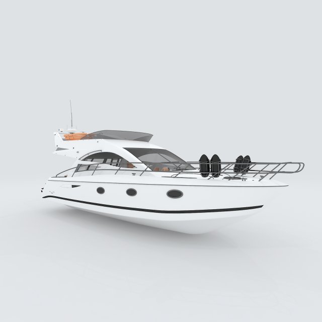 Vehicle Yacht 15510 3D Model