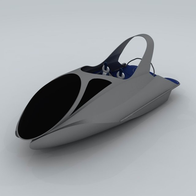 Transportation – Yacht 02 3D Model