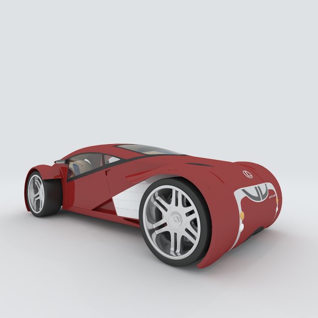 Vehicle – supercar car 18 3D Model