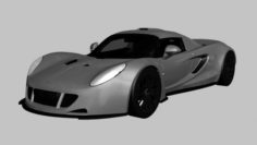 2012 Hennessey Venom GT 3D Model